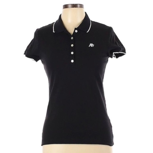 Aeropostale Tops - Aeropostale Black Polo T-shirt